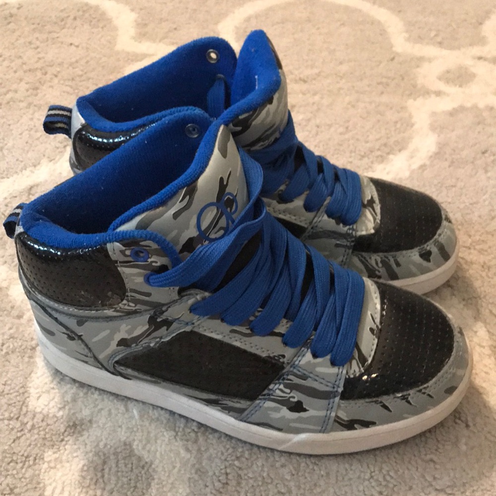 Op, boys high tops.  Used, good condition